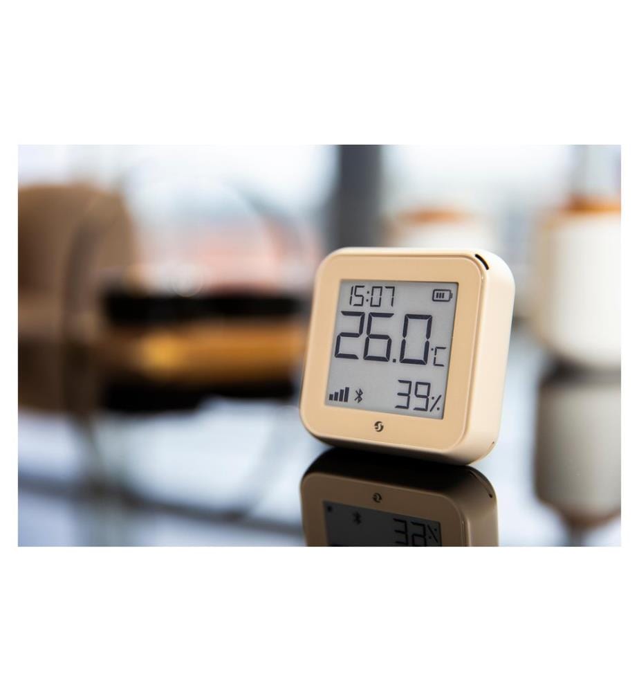 SHELLY - WLAN-Luftfeuchte- und Temperatursensor H&T Gen3, Mocha