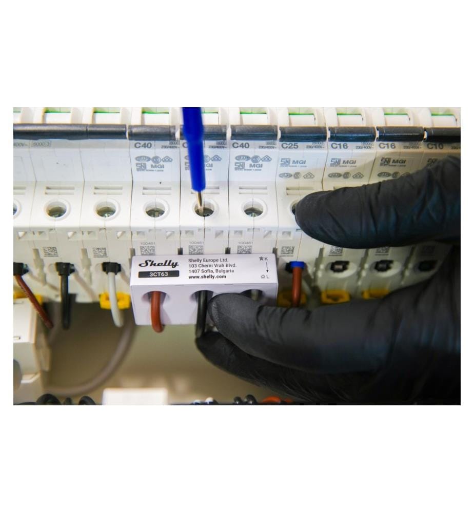 SHELLY - Energiemessgerät Pro 3EM-3CT63