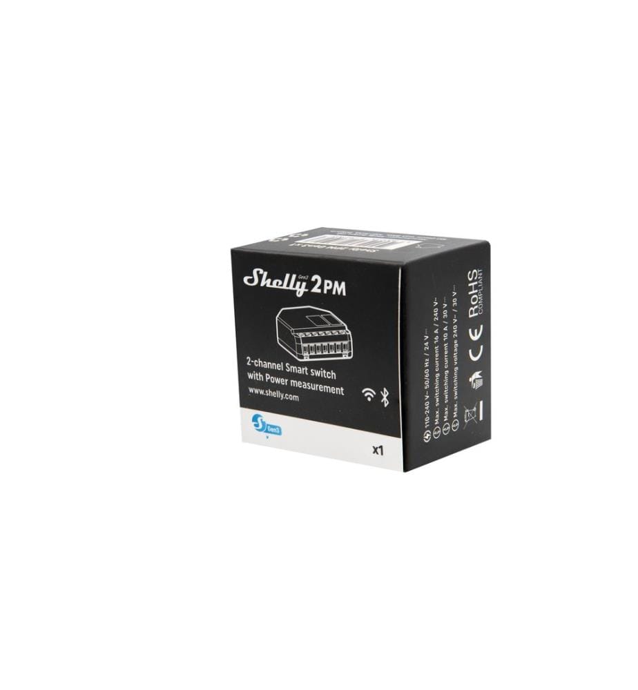 SHELLY - Smart Home Schalt-Messaktor 2PM Gen3 x 2