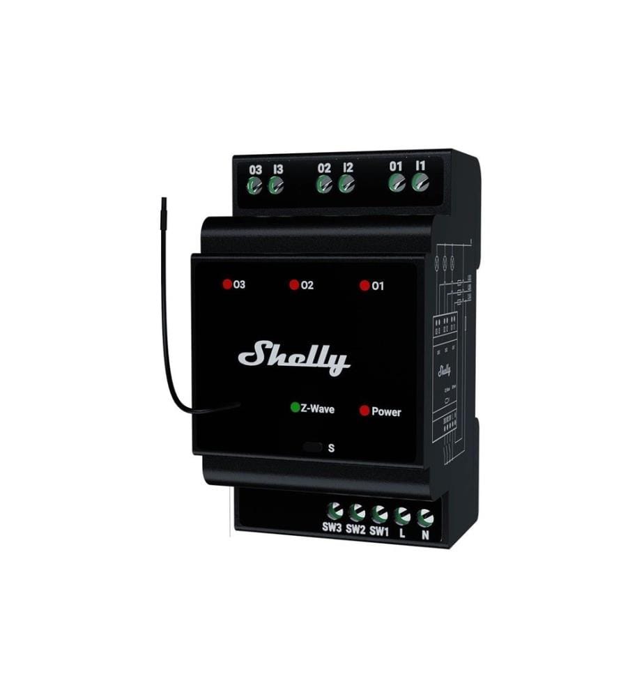 SHELLY - Funk-Schaltaktor Wave Pro 3 48 A