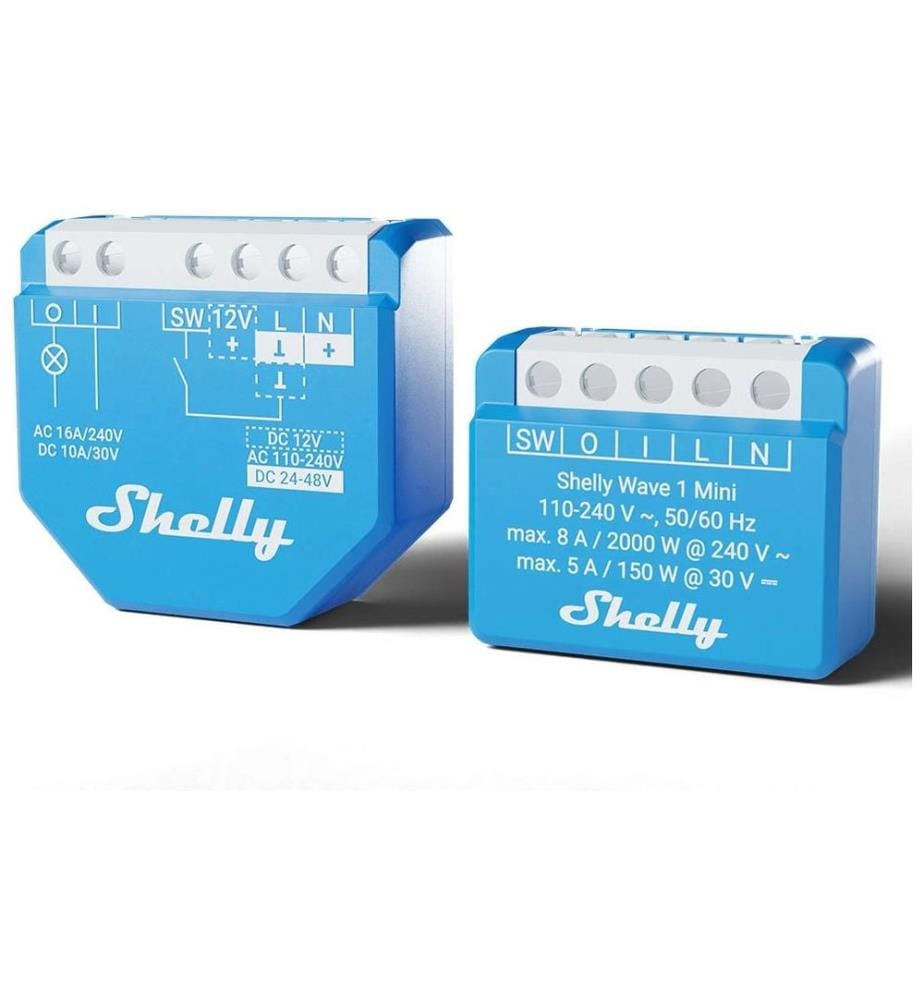SHELLY - Schaltaktor Wave 1 Mini LR