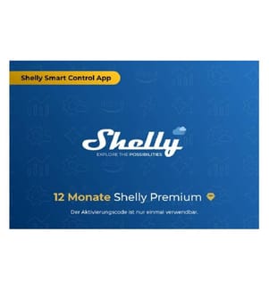 SHELLY - Geschenkkarte Premium 1 Jahr CHF 29.90