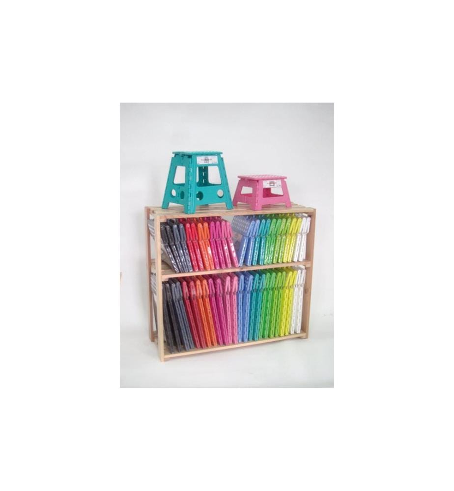 M & B - Klapphocker Klapp-Klick Big Kunststoff, Weiss