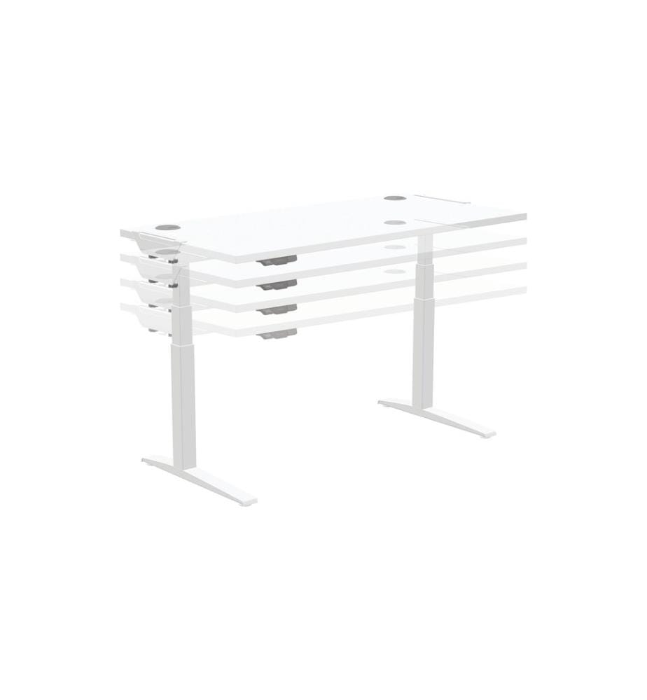FELLOWES - Tischplatte Levado 160 x 80 cm, Weiss
