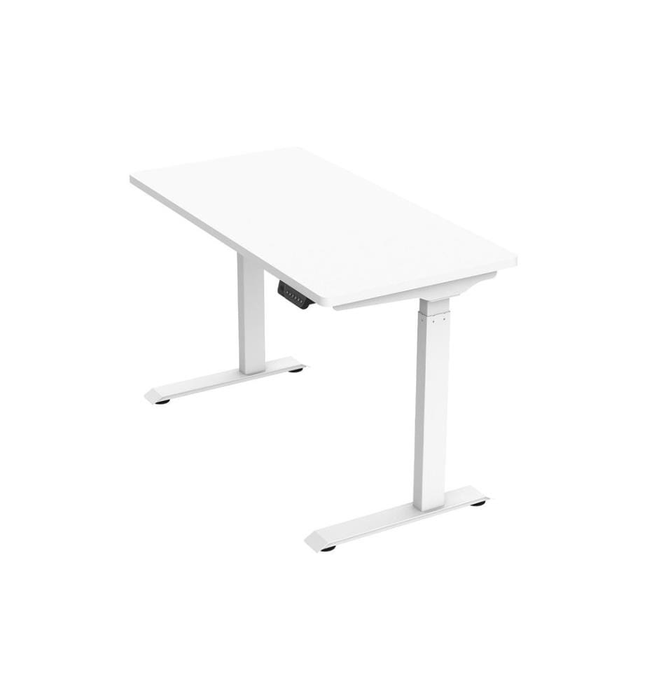 CONTINI - Table haute 120 x 60 cm, avec plateau, blanc