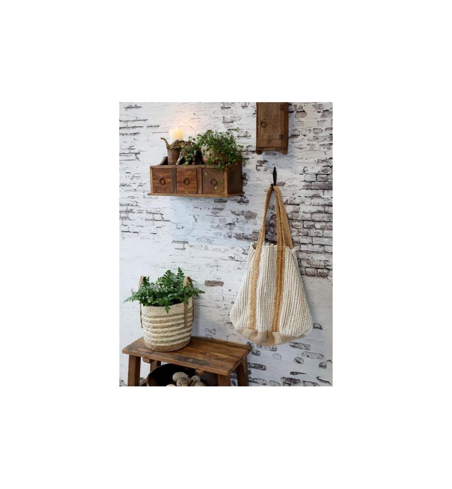 CHIC ANTIQUE - Wandschrank Grimaud aus Backsteinform Nature