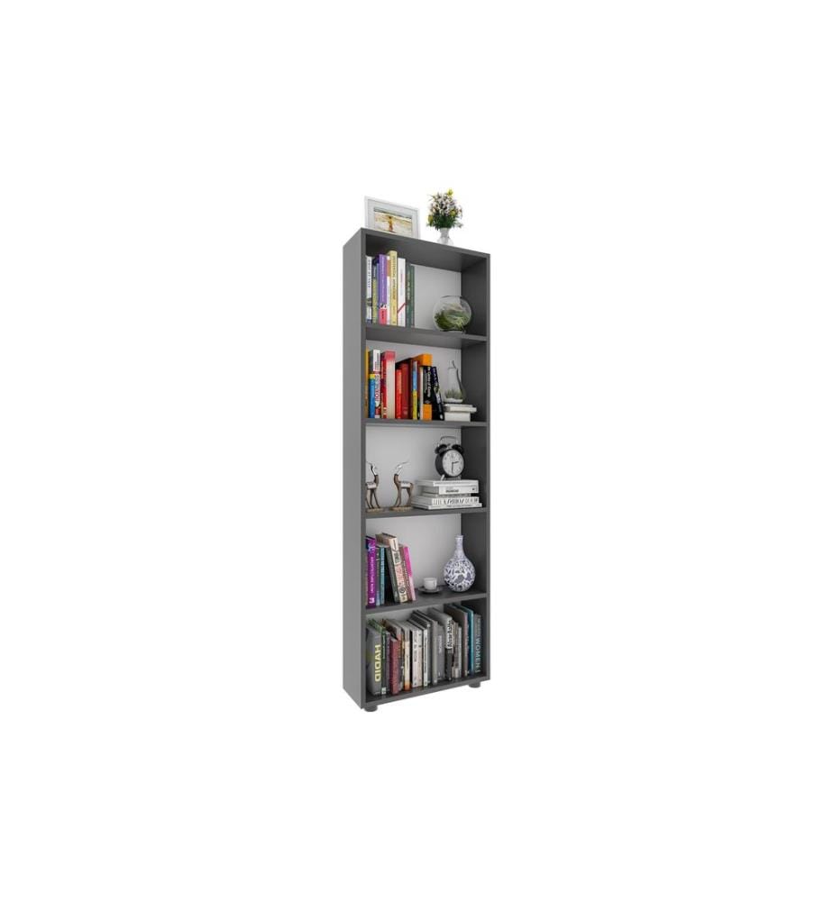 VCM - Regal Bulas 5-fach 169 x 56 cm, Anthrazit