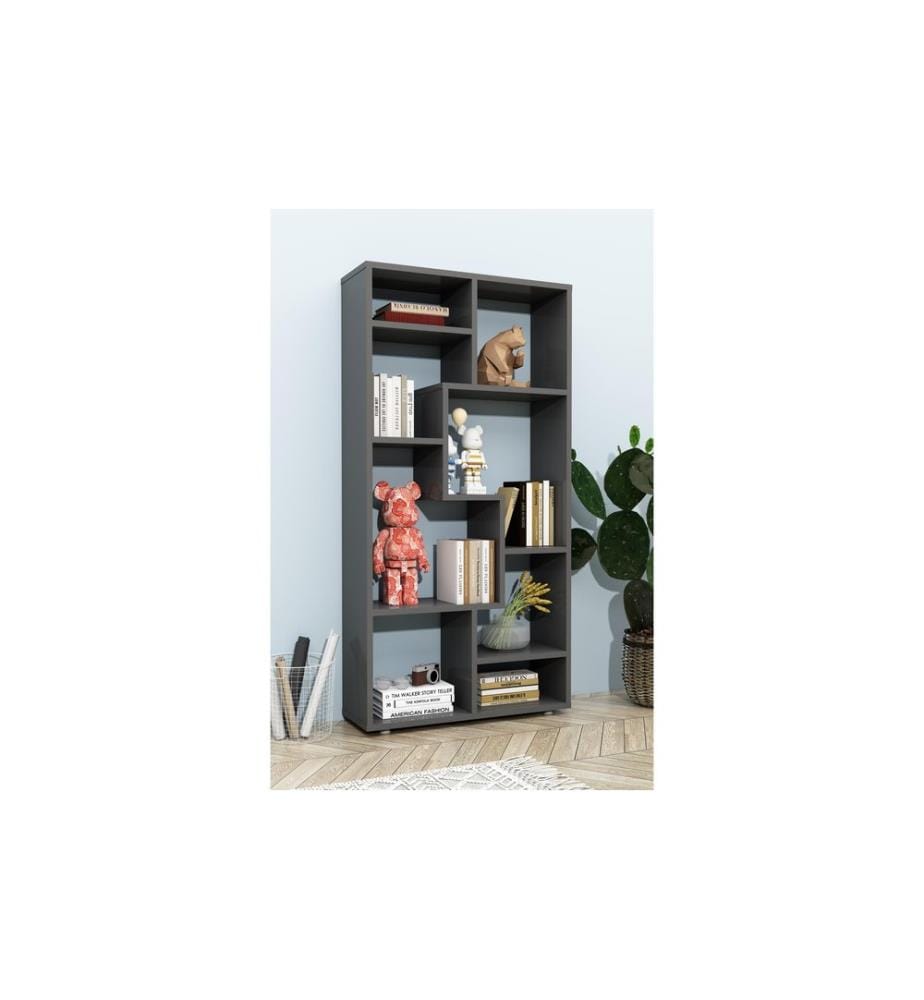 VCM - Regal Lanisa M 58 x 116 cm, Anthrazit