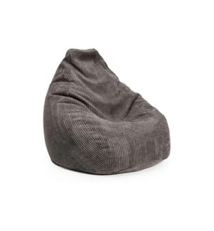 Lumaland - sac pour s'asseoir Giant Cord 400 L, Gris foncé