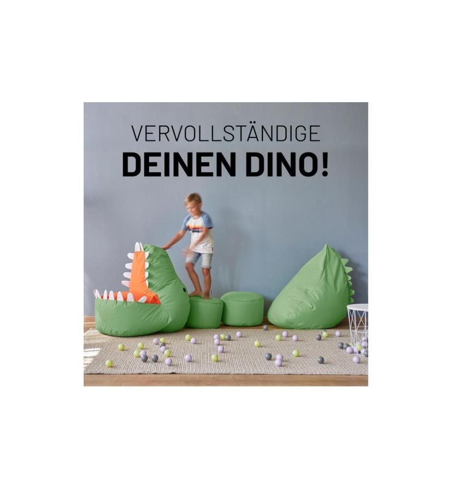 Lumaland - sac pour s'asseoir Dino 270 L, Vert