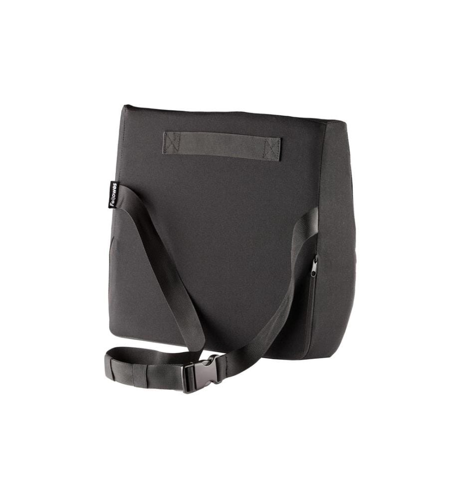 FELLOWES - Coussin de dos Breyta Noir, 33 x 38 x 9 cm