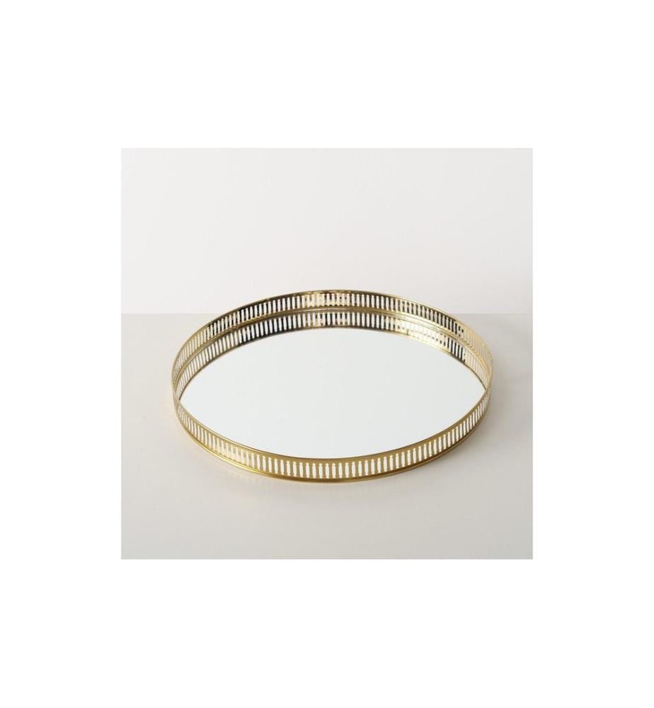 BOLTZE - Beistelltisch Lionel 47 x 37 cm, Antikgold