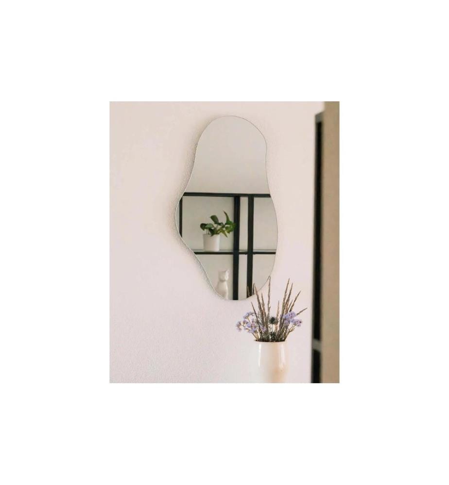 Esmée Miroir Wavy 44 x 80 cm, Argent