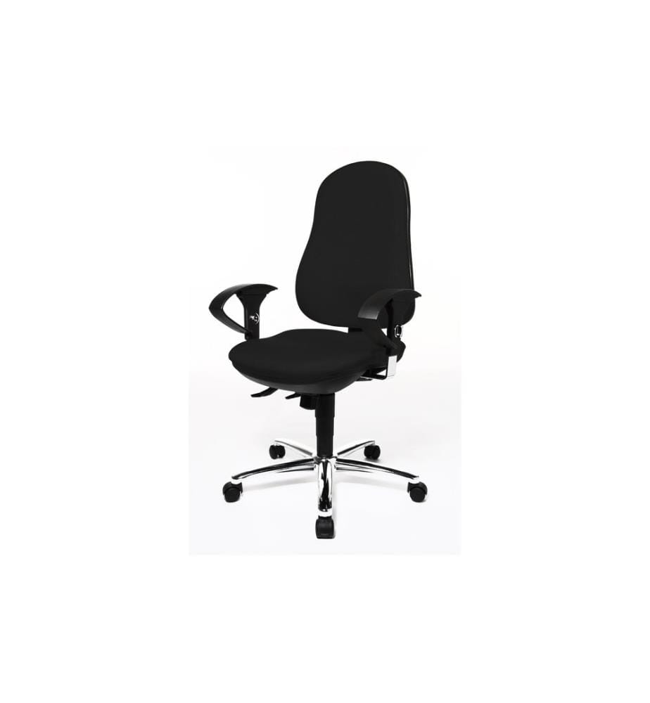 Topstar - Chaise de bureau Support Syncro Deluxe, Noir