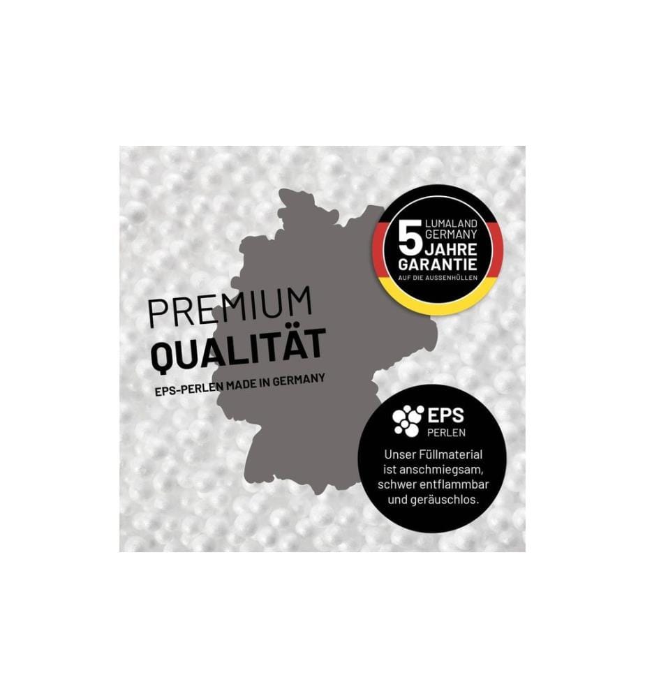 Lumaland - sac pour s'asseoir Flexi Comfort 380 L, Gris foncé