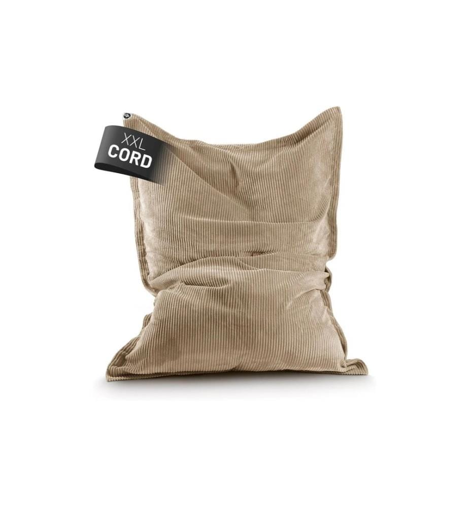 Lumaland - Sitzsack Cord Beige, 380 l