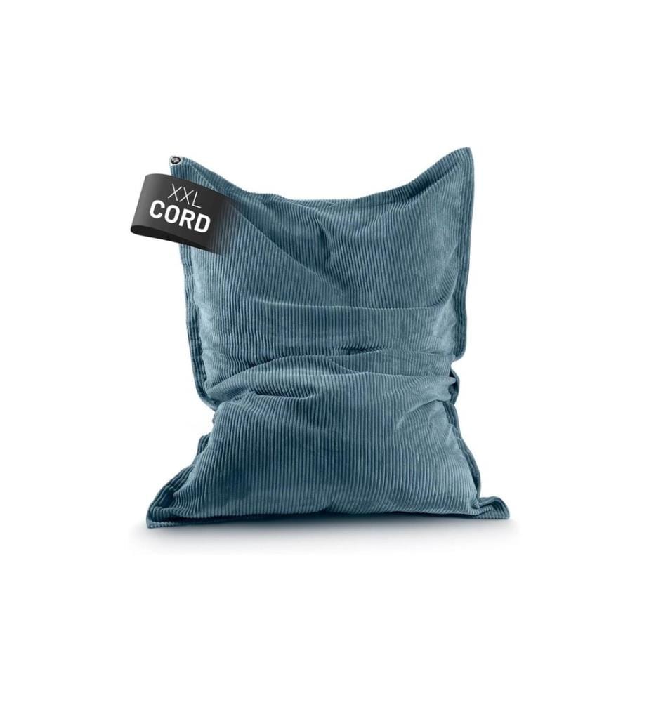 Lumaland - Sitzsack Cord Blau, 380 l