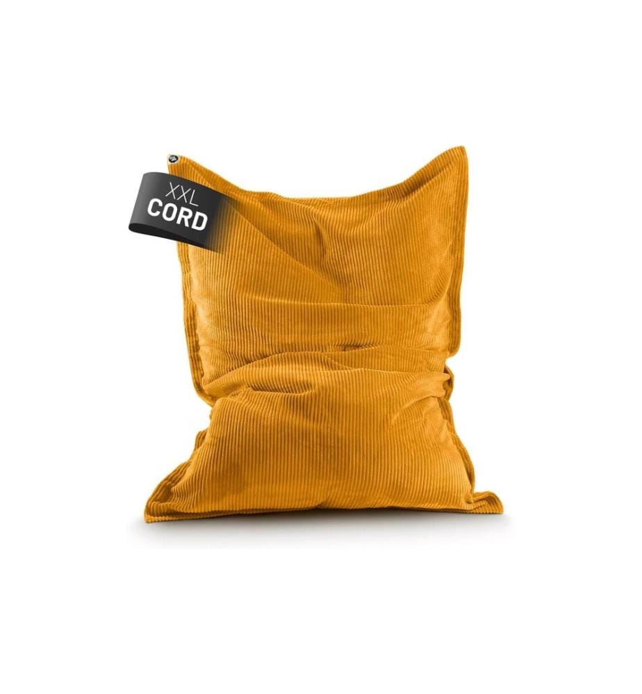 Lumaland - sac pour s'asseoir Cordon Jaune moutarde, 380 l