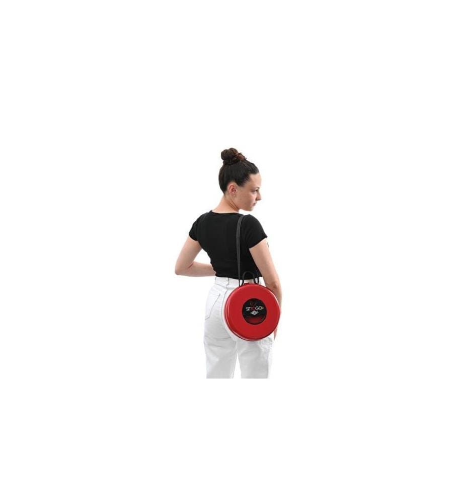 WEDO - Tabouret SITTOGO NXT Plastique, Noir/Rouge