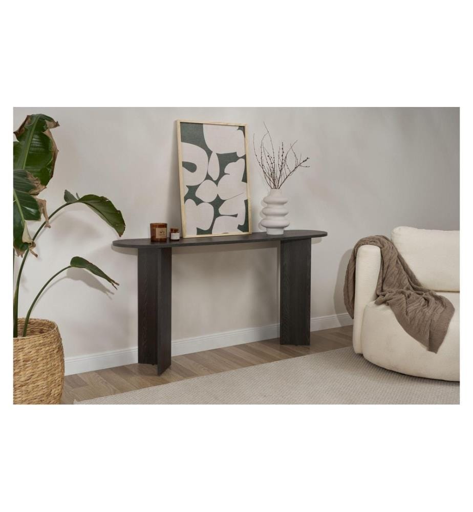 Woody Fashion - Buffet Sira Lumiere Black 150 x 75 cm, Noir
