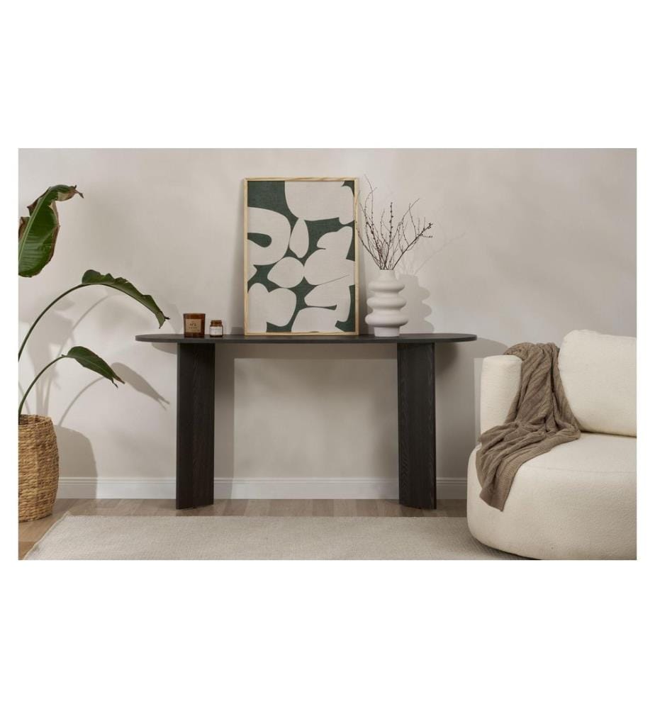 Woody Fashion - Buffet Sira Lumiere Black 150 x 75 cm, Noir