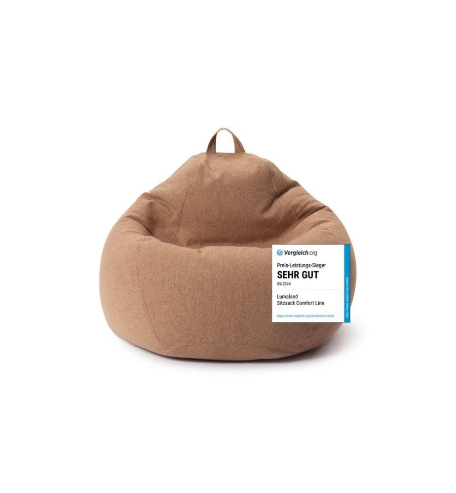 Lumaland - Sitzsack Comfort Line 315 l, Braun