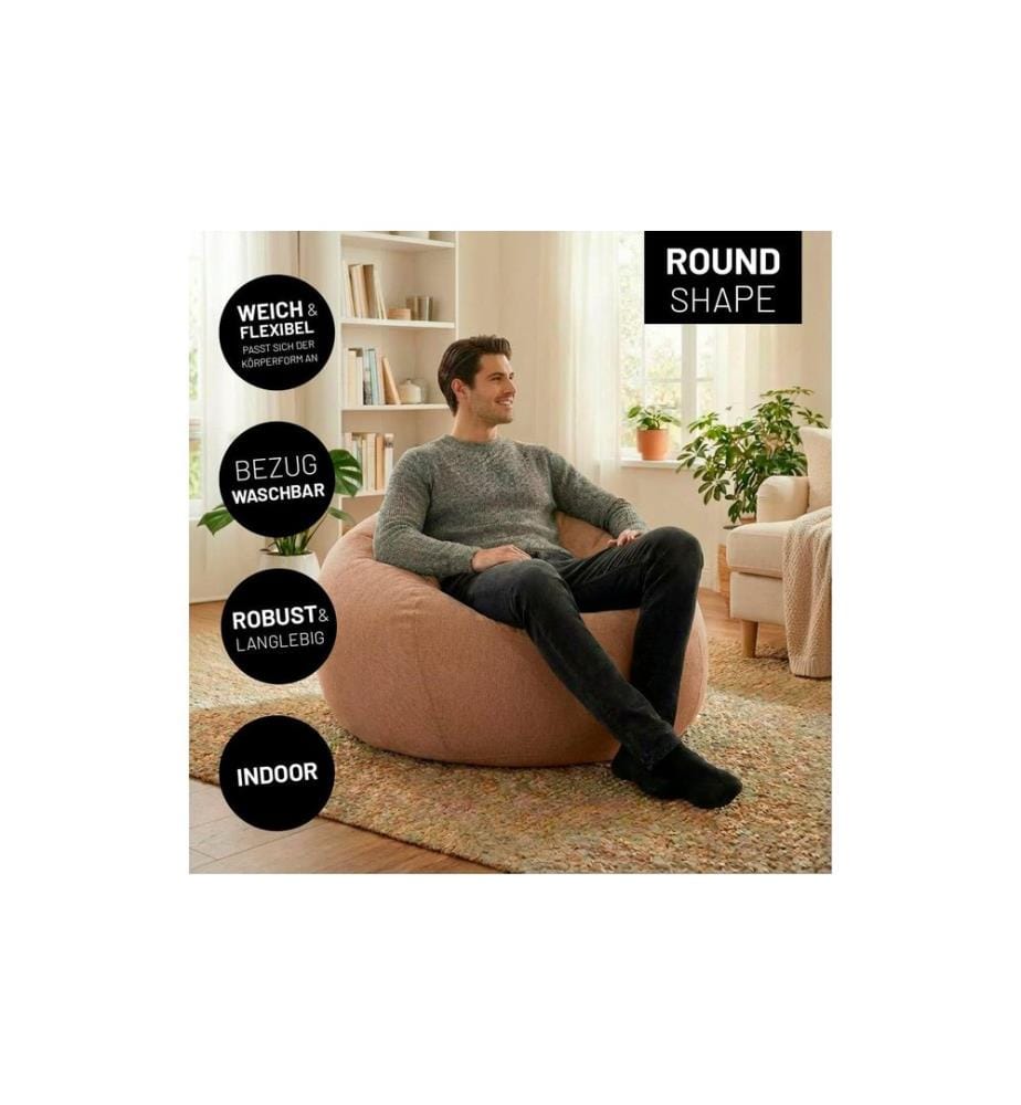Lumaland - Sitzsack Comfort Line 315 l, Braun