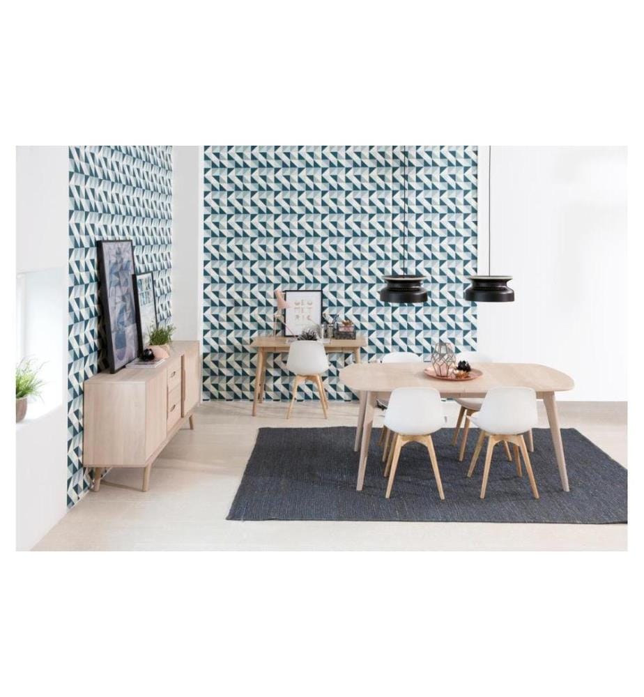 AC Design - Bureau Marte 120 x 60 x 75 cm Chêne