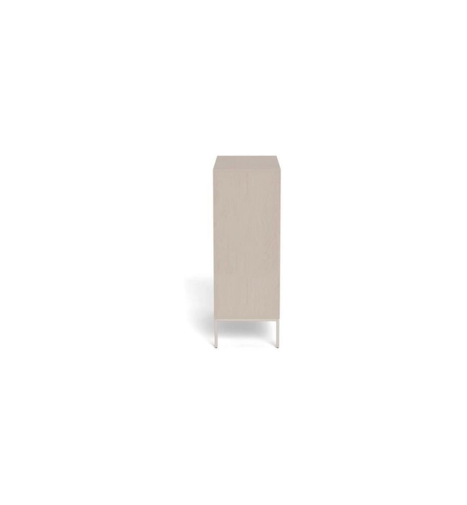 AC Design - Commode Palmdale 80 x 40 x 110 cm, gris