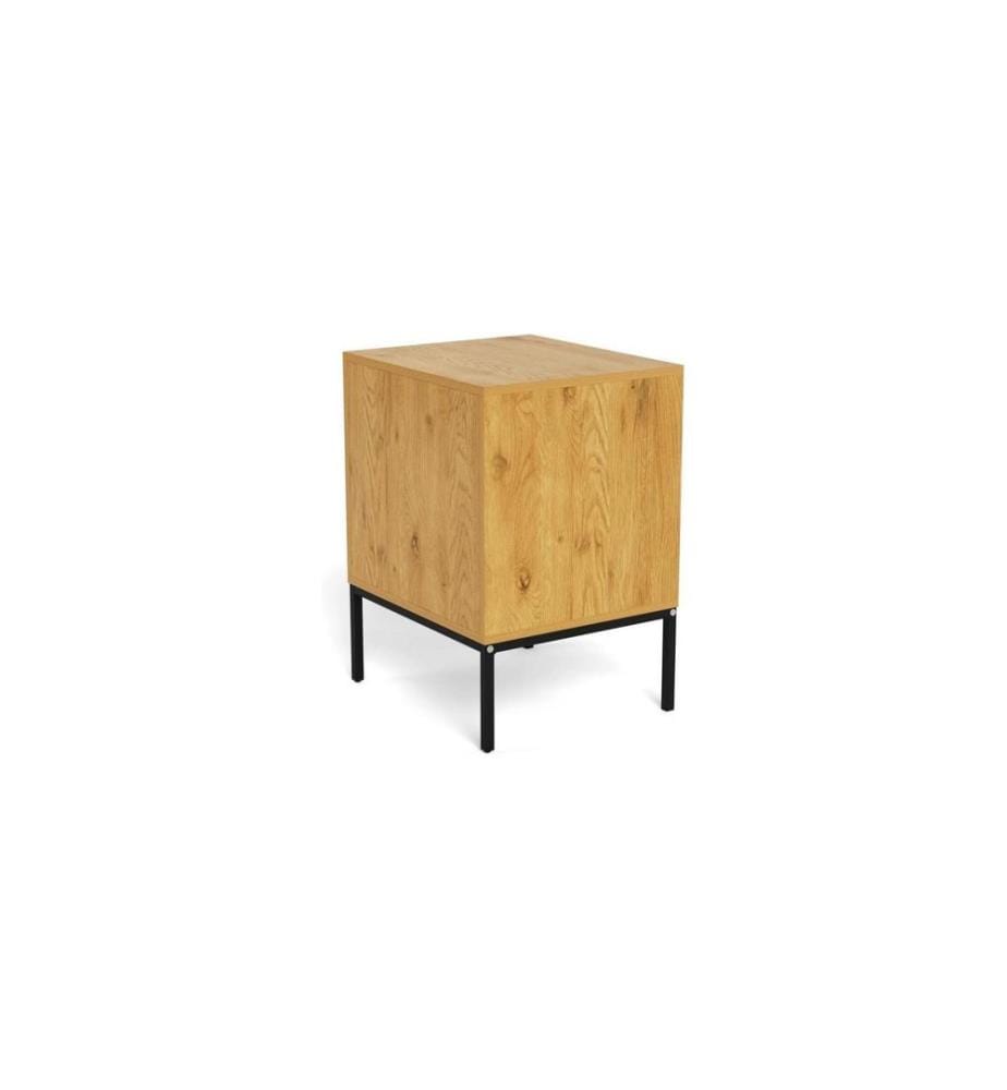 AC Design - Nachttisch Palmdale Hellbraun, 45.6 x 40 x 61 cm