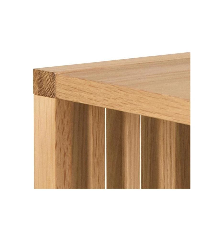 AC Design - Wandregal Wellington Hellbraun, 67 x 31 x 69 cm