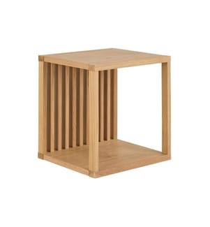 AC Design - Étagère murale Wellington Marron clair, 34 x 31 x 35.5 cm