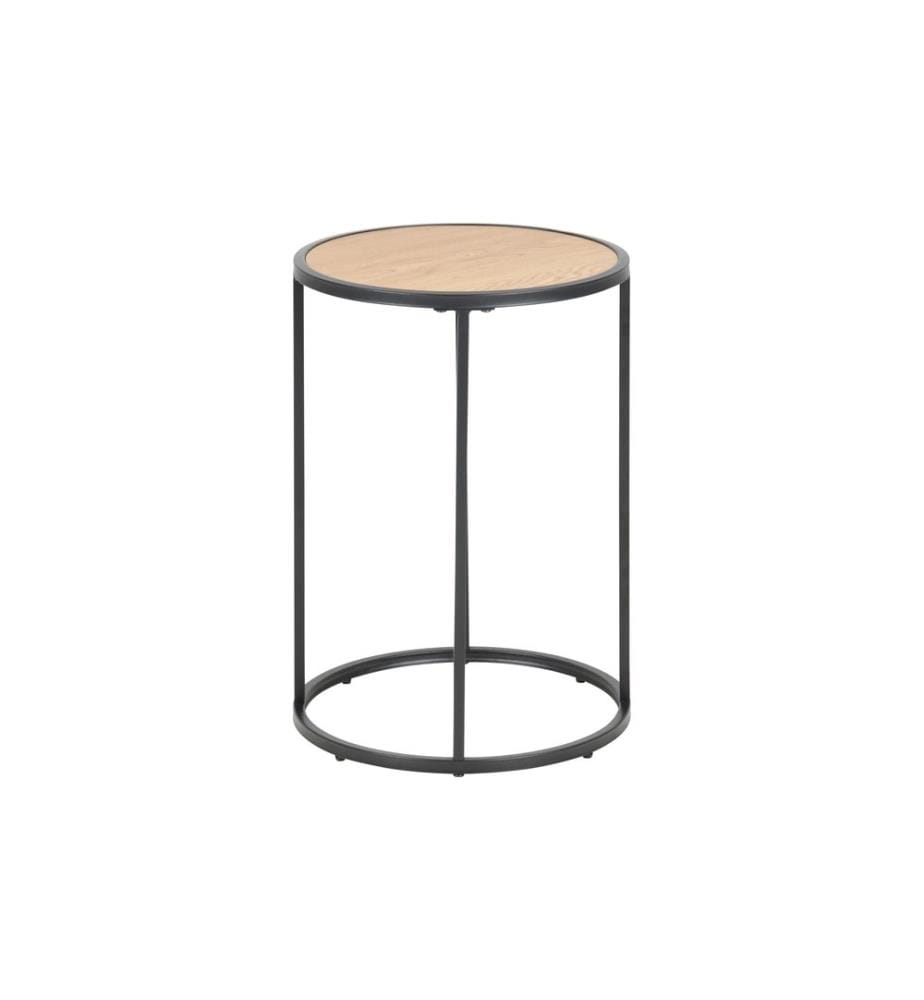 AC Design - Beistelltisch Seaford Braun, Ø 40 x 55 cm