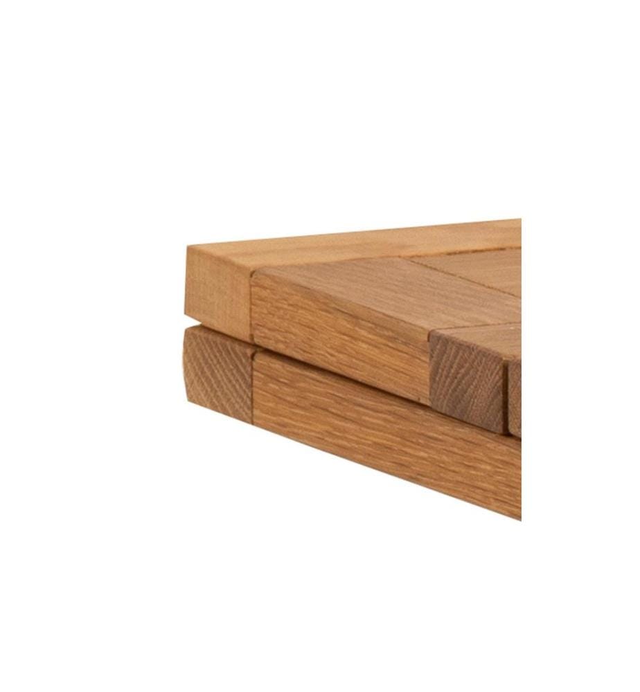 AC Design - Tisch Kenley Braun, 45/90 x 100 x 75 cm
