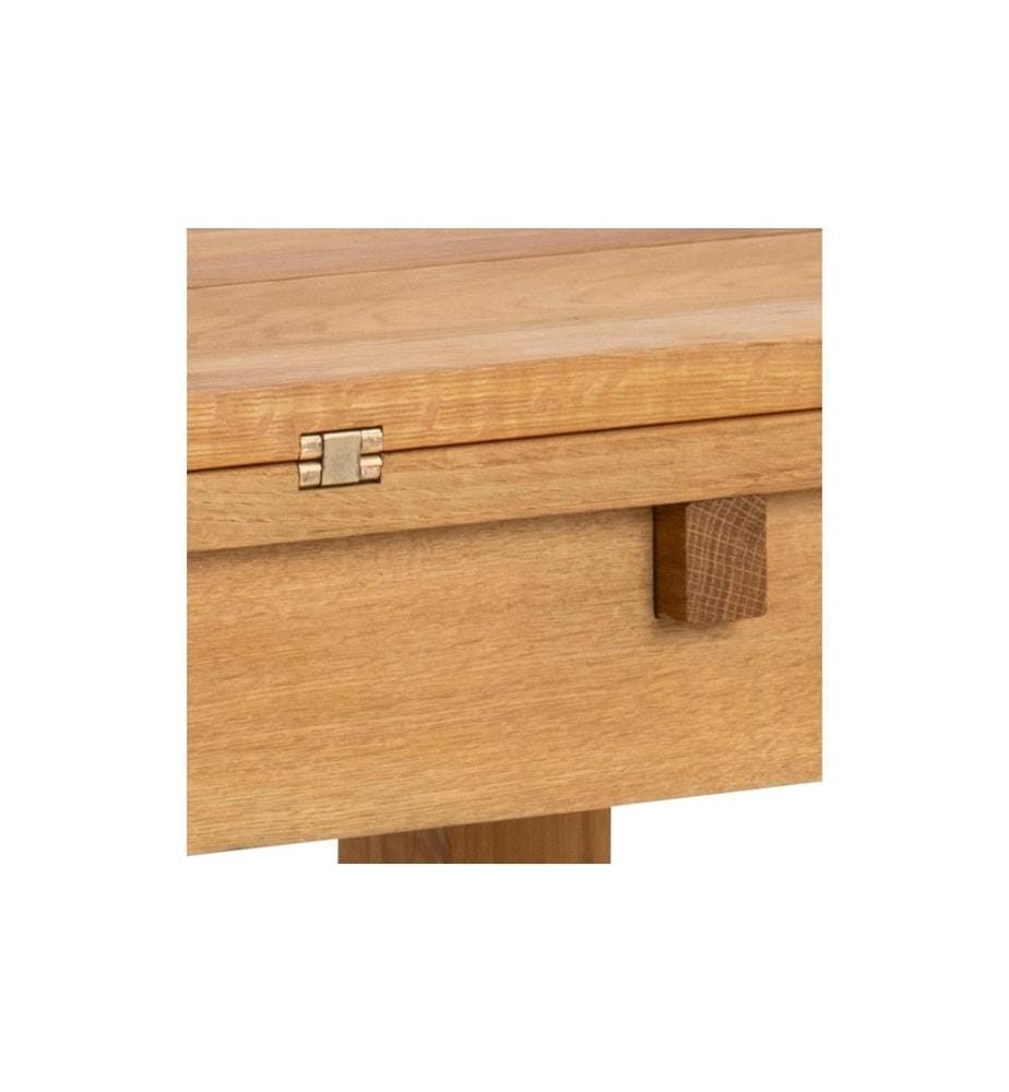 AC Design - Tisch Kenley Braun, 45/90 x 100 x 75 cm