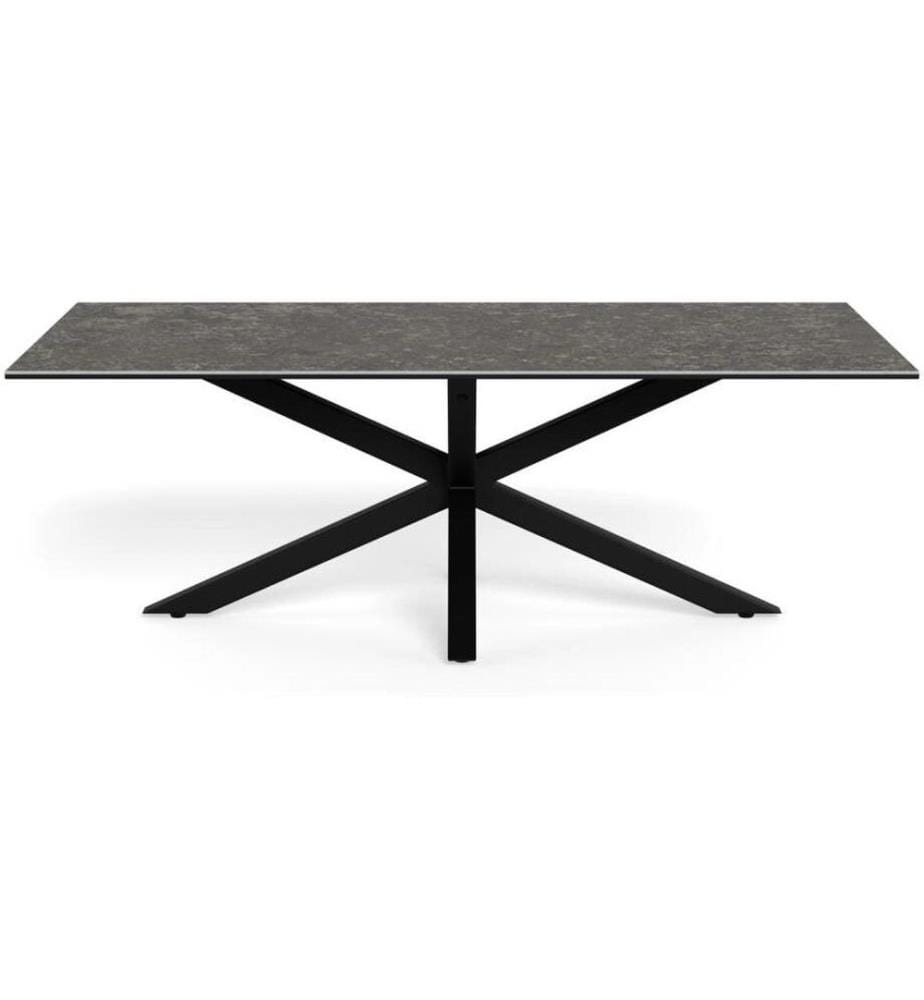 AC Design - Table basse Heaven Noir, 130 x 70 x 46 cm