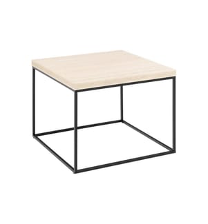 AC Design - Table basse Barossa 60 x 60 x 45 cm, beige