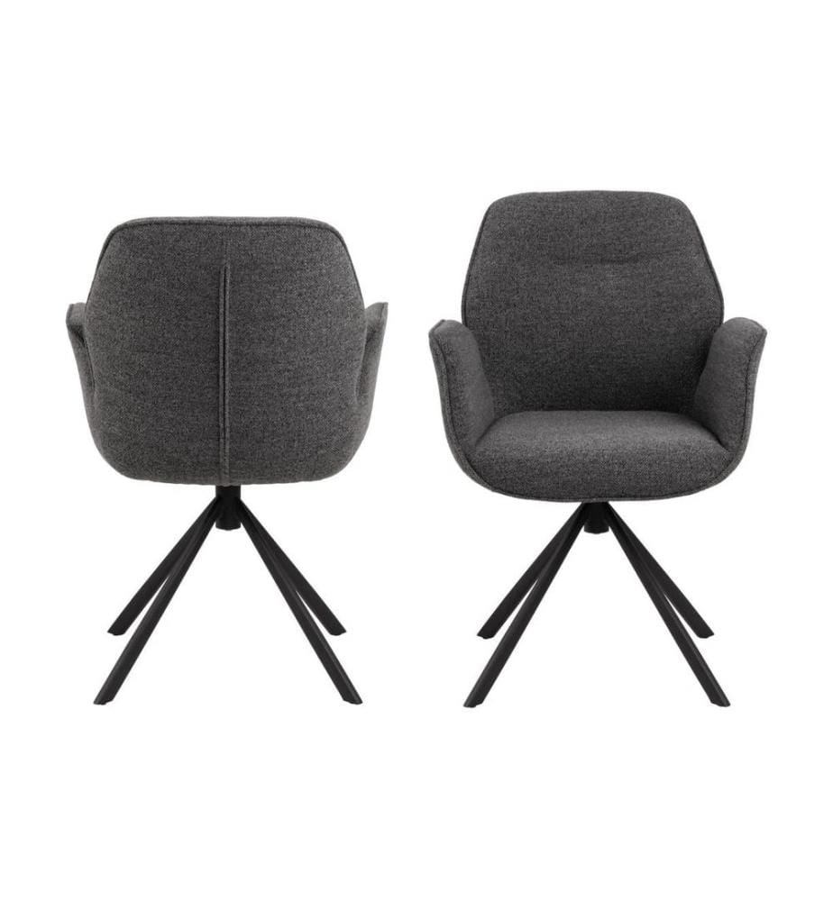 AC Design - Chaise Aura Anthracite