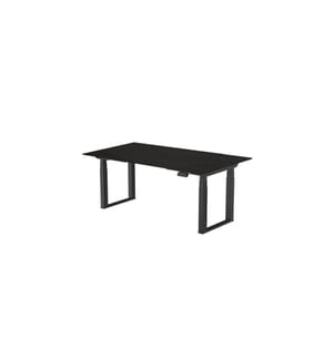 CONTINI - höhenverstellbarer Bürotisch 1.6 x 0.8 m Schwarz