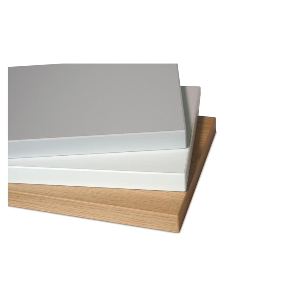 Actiforce - Plateau de table 80 x 160 x 2.5 cm blanc