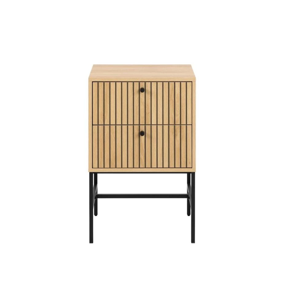 AC Design Nachttisch Albany 45.6 x 70 cm, Braun