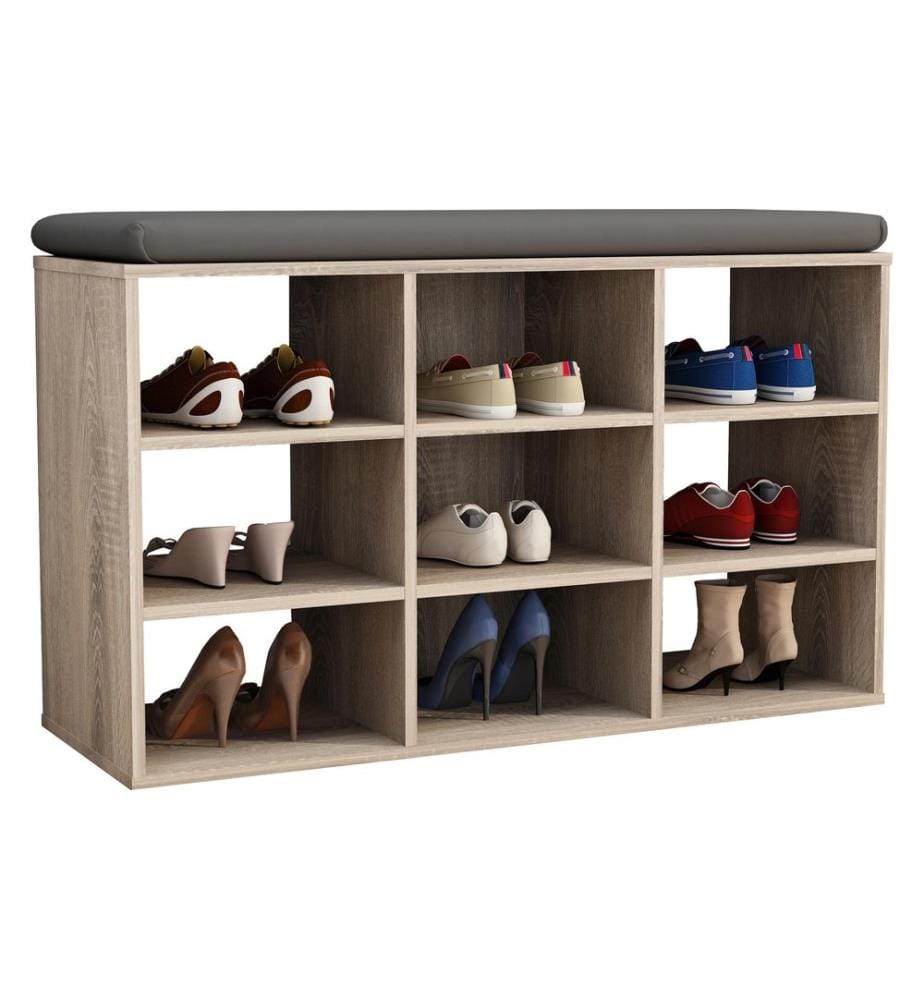 VCM Schuhregal Hinsol XS 80 x 50 cm, Sonoma Eiche