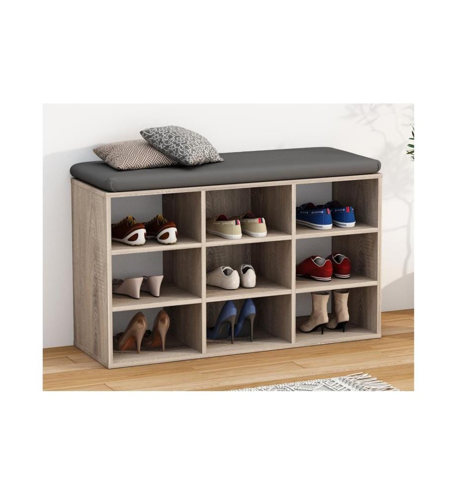 VCM Schuhregal Hinsol XS 80 x 50 cm, Sonoma Eiche