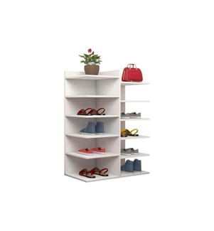 VCM Schuhregal Enosa 60 x 80 cm, Weiss