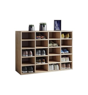 VCM Schuhschrank Hinsol L 92 x 67 cm, Sonoma-Eiche