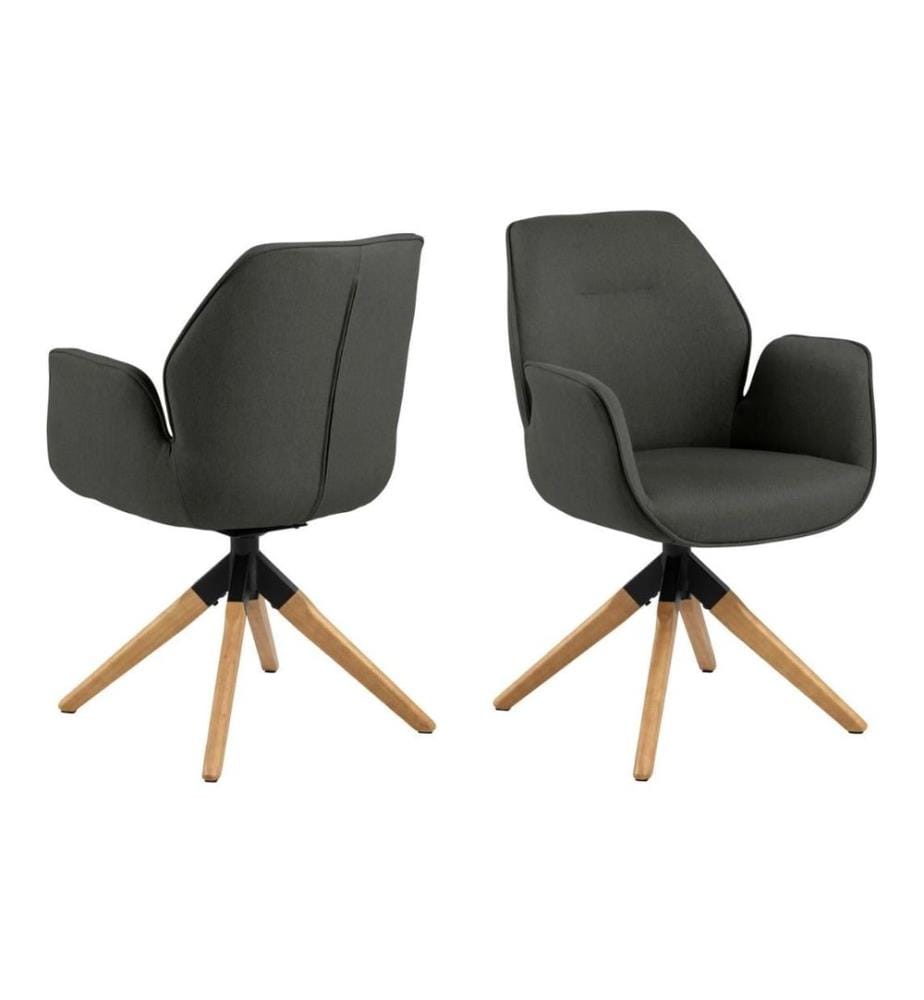AC Design Stuhl Aura Dunkelgrau