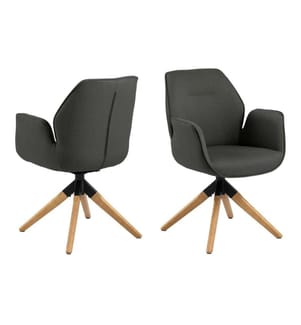 AC Design Stuhl Aura Dunkelgrau