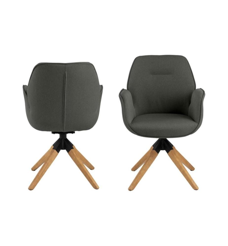 AC Design Stuhl Aura Dunkelgrau