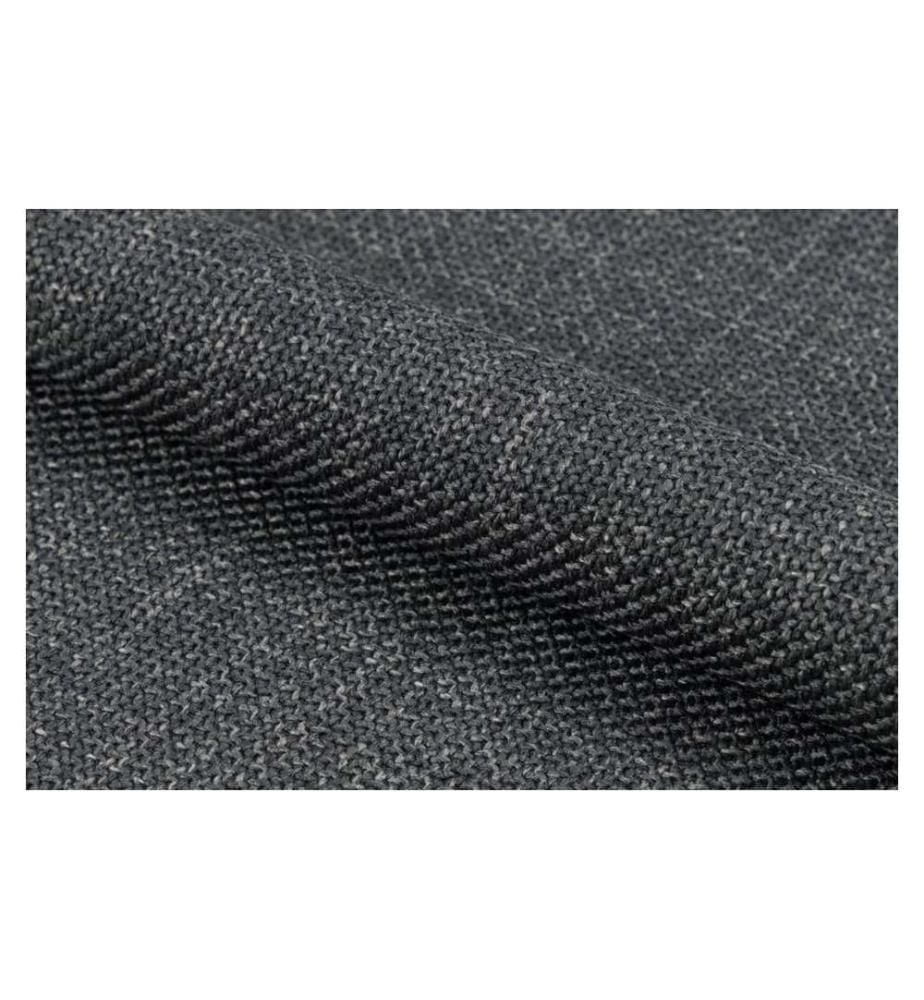 AC Design Stuhl Laura Dunkelgrau/Schwarz, 2 Stück