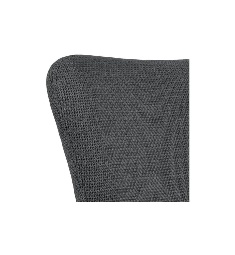AC Design Stuhl Laura Dunkelgrau/Schwarz, 2 Stück